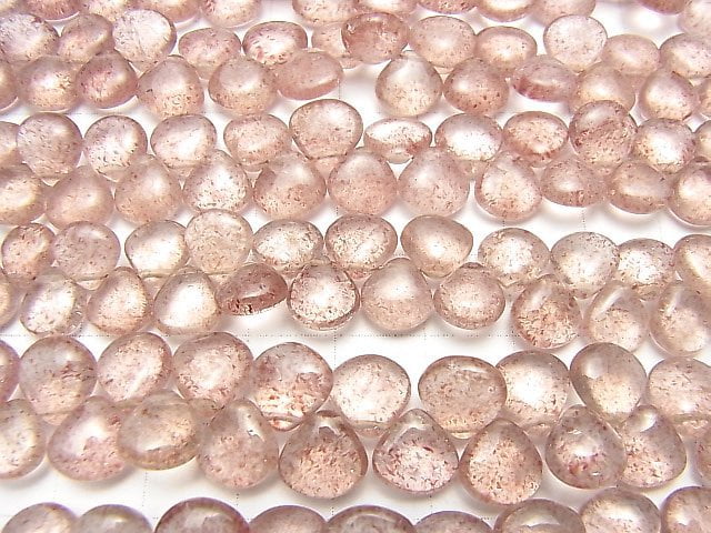 [Video] High Quality Pink Epidote AA++ Chestnut (Smooth) half or 1strand beads (aprx.7inch / 18cm)