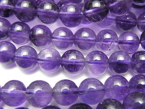 [Video] Bi-color Amethyst AA++ Round 8mm 1strand beads (aprx.15inch/37cm)