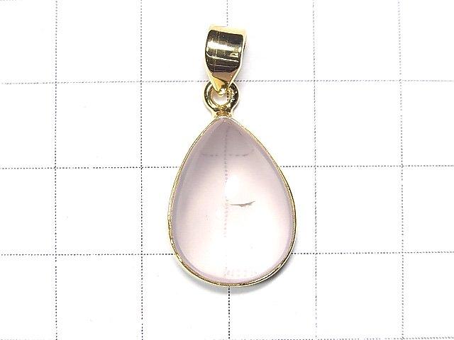 [Video] [One of a kind] High Quality Star Rose Quartz AAA Pendant 18KGP NO.131