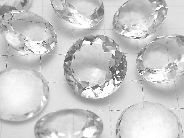 [Video] High Quality Crystal AAA Undrilled Round Faceted 18x18mm 2pcs