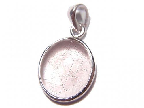 [Video] [One of a kind] High Quality Pink Fluorite AAA- Pendant Silver925 1pc NO.46