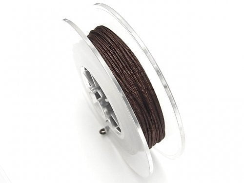 German nylon cord dark brown [0.5mm][1mm][1.5mm][2mm]