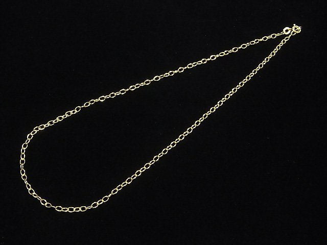 Silver925 Long Cable Chain 2.8mm 18KGP [38cm][40cm][45cm][50cm][60cm] Necklace 1pc