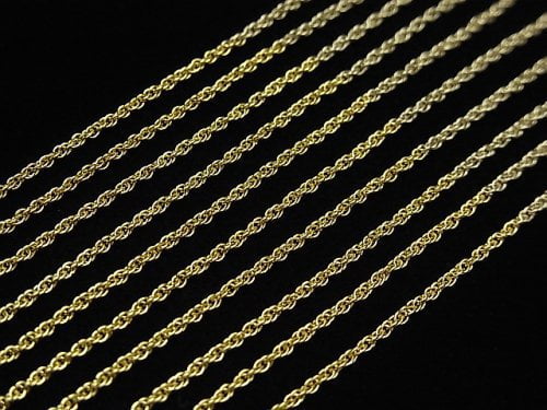 Silver925 Rope Chain 1.2mm 18KGP [40cm][45cm][50cm][60cm] Necklace 1pc