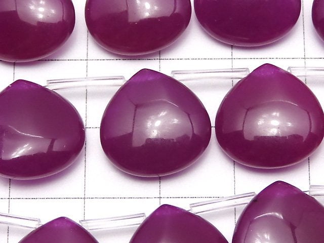 Wine Red color Jade Chestnut 15x15x7mm 1strand beads (aprx.15inch/38cm)