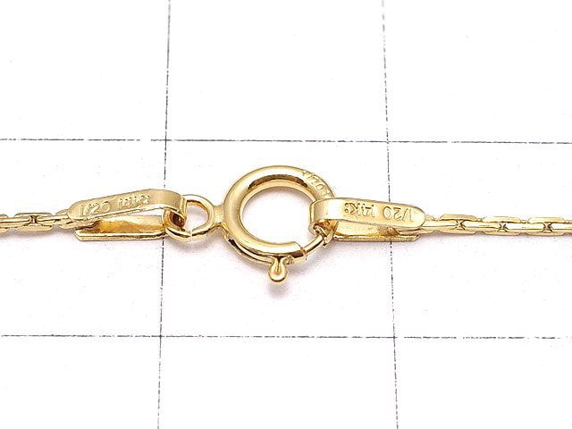 14KGF Beading Chain 0.6mm [40cm][45cm] Necklace 1pc