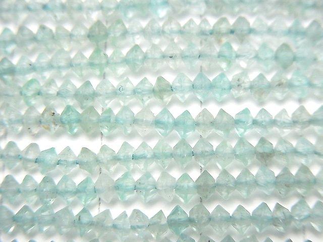 [Video] Apatite AA++ Abacus Round Cut 3x3x1.5mm 1strand beads (aprx.15inch / 36cm)