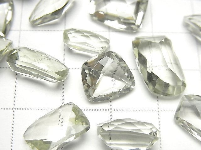 [Video] High Quality Green Amethyst AAA Loose stone Fancy Shape Faceted 3pcs