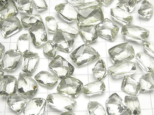 [Video] High Quality Green Amethyst AAA Loose stone Fancy Shape Faceted 3pcs