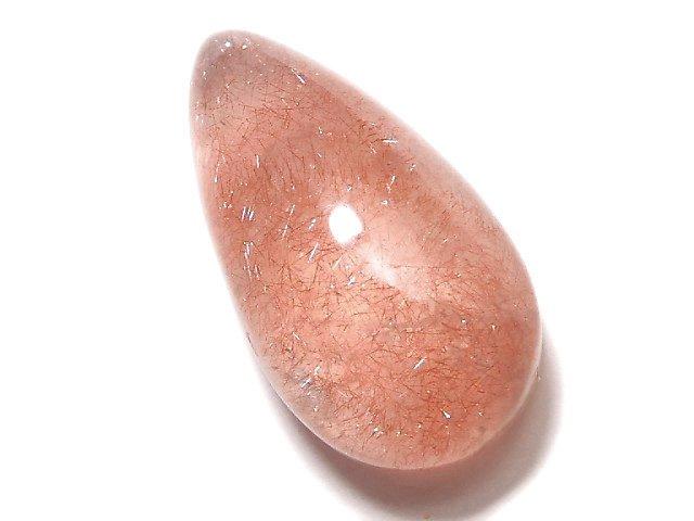 [Video] [One of a kind] Natural Strawberry Quartz AAA Cabochon 1pc NO.109