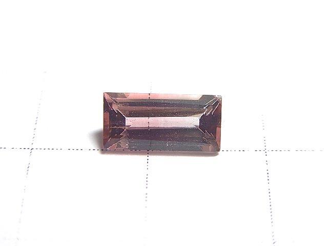 [Video] [One of a kind] Nigeria High Quality Bi-color Tourmaline AAA Faceted 1pc NO.161