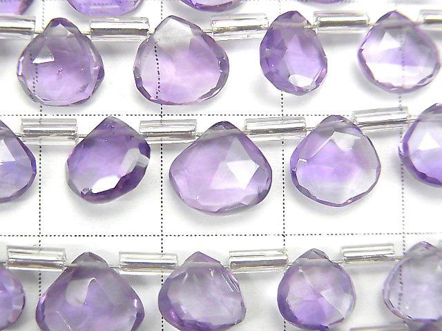 [Video] High Quality Amethyst AA++ Chestnut Faceted Briolette 1strand (21pcs)
