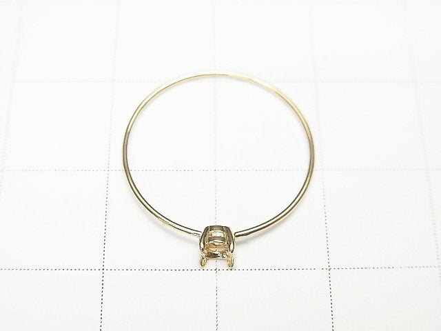 [Video] [Japan] [K10 Yellow Gold] Ring Frame (Prong Setting) Round Faceted for 3mm 1pc