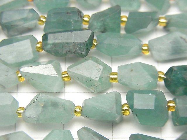 [Video] Grandidierite AA+ Faceted Nugget 1strand beads (aprx.7inch / 18cm)