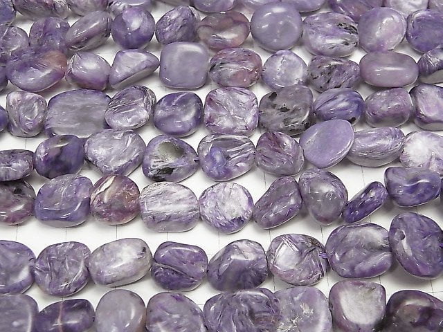 [Video]Charoite AA++ Nugget 1strand beads (aprx.15inch/37cm)