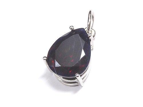 [Video] [One of a kind] High Quality Black Opal AAA Faceted Pendant Silver925 NO.119
