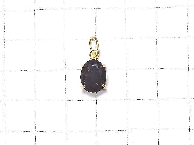[Video] [One of a kind] High Quality Black Opal AAA Faceted Pendant 18KGP NO.204