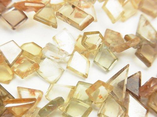 [Video] High Quality Natural Multicolor Zircon AAA- Rough Slice Faceted half or 1strand beads (aprx.7inch / 18cm)