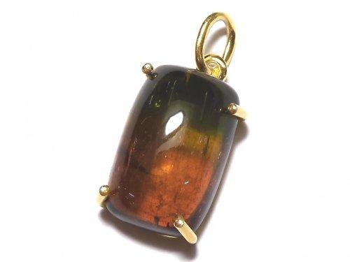 [Video] [One of a kind] High Quality Tourmaline AAA- Pendant 18KGP NO.127