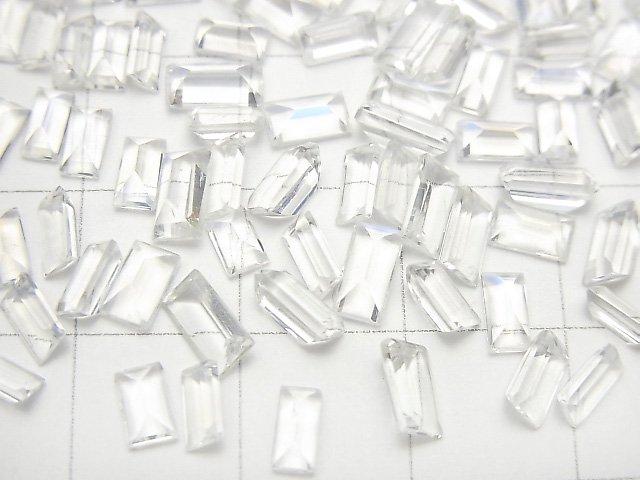 [Video] High Quality Rainbow Moonstone AAA- Undrilled Rectangle Faceted 5pcs