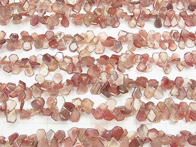 [Video] Mongolian Andesine AA++ Rough Slice Faceted half or 1strand beads (aprx.7inch / 18cm)