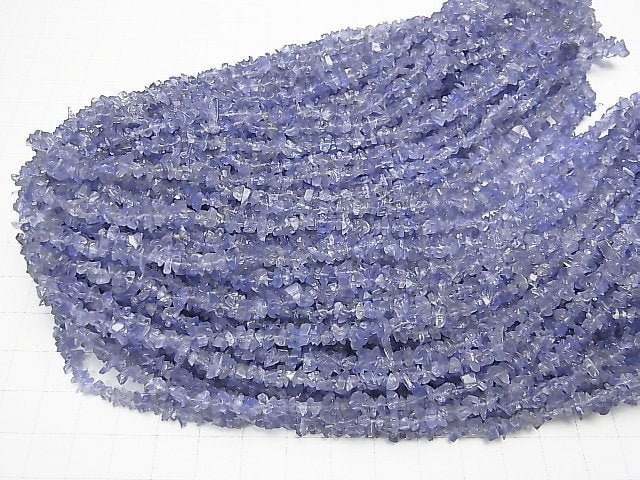 [Video]High Quality Tanzanite AAA Chips 1strand (aprx.34inch/86cm)