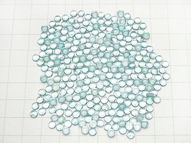 [Video] High Quality Apatite AAA- Round Cabochon 4x4mm 4pcs