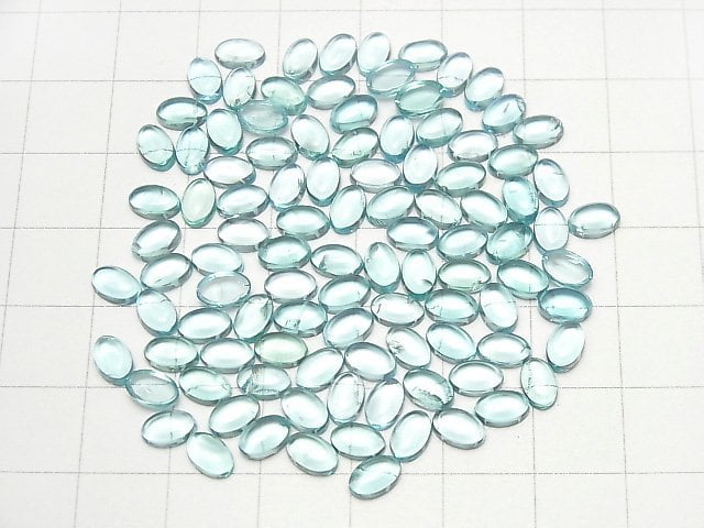 [Video]High Quality Apatite AAA- Oval Cabochon 6x4mm 2pcs
