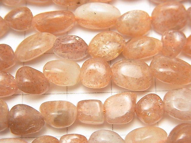 [Video] Sunstone AA++ Small Size Nugget 1strand beads (aprx.15inch / 38cm)