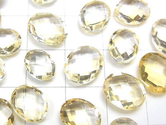 [Video] High Quality Citrine AAA- Undrilled Faceted Oval 10-11x8mm 4pcs