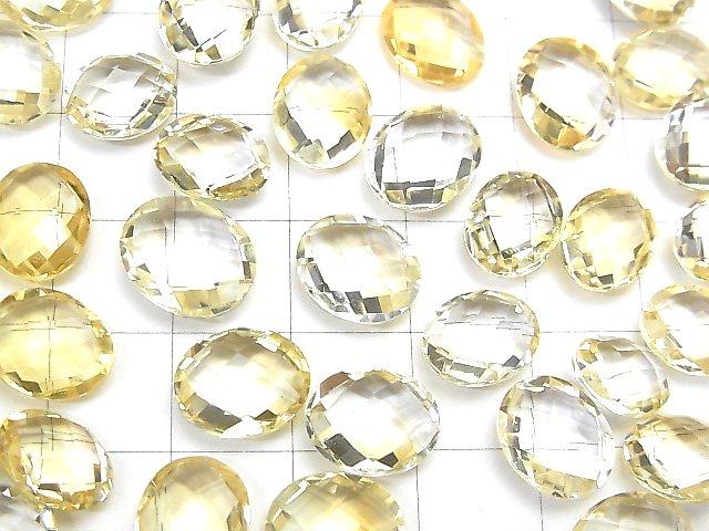 [Video] High Quality Citrine AAA- Undrilled Faceted Oval 10-11x8mm 4pcs