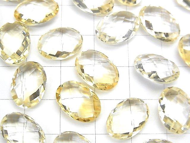[Video] High Quality Citrine AAA- Undrilled Faceted Oval 14x10mm 2pcs