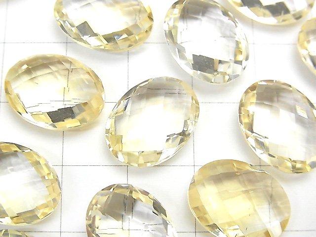 [Video] High Quality Citrine AAA- Undrilled Faceted Oval 16x12mm 2pcs