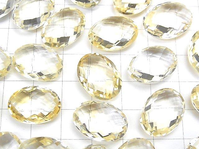 [Video] High Quality Citrine AAA- Undrilled Faceted Oval 18x13mm 1pc