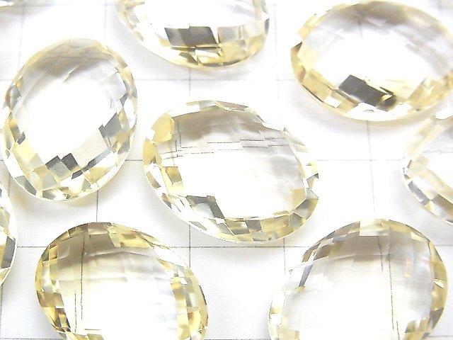 [Video] High Quality Citrine AAA- Undrilled Faceted Oval 20x15mm 1pc