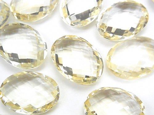 [Video] High Quality Citrine AAA- Undrilled Faceted Oval 22x17mm 1pc