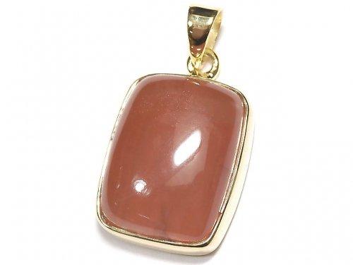 [Video] [One of a kind] Peru High Quality Rhodochrosite AAA Pendant 18KGP NO.237