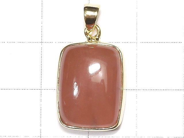 [Video] [One of a kind] Peru High Quality Rhodochrosite AAA Pendant 18KGP NO.237