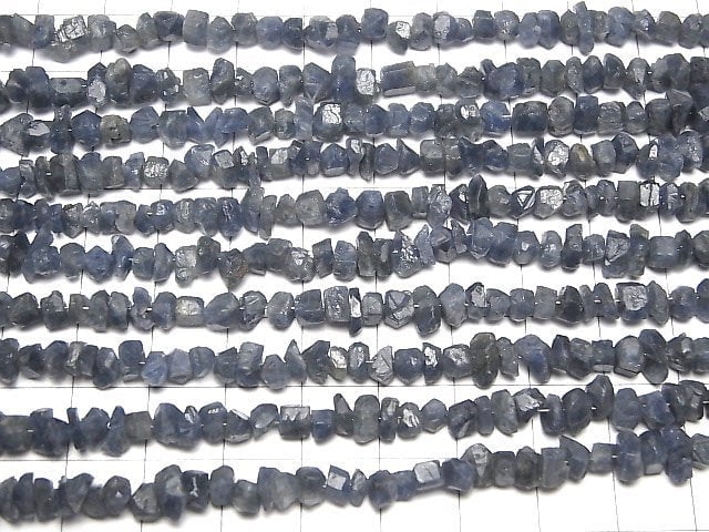 [Video]Sapphire AA++ Rough Rock Nugget (Chips ) 1strand beads (aprx.7inch/18cm)