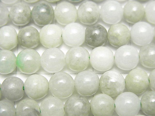 [Video] Burma Jadeite AA Mixed Color Round 6mm 1strand beads (aprx.15inch / 38cm)