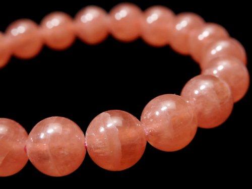 [Video] [One of a kind] Argentina Rhodochrosite AAA ++ Round 9.5mm Bracelet NO.120
