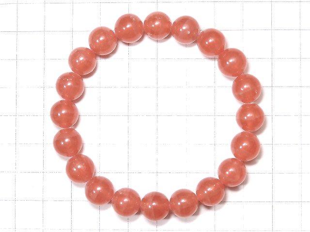 [Video] [One of a kind] Argentina Rhodochrosite AAA ++ Round 9.5mm Bracelet NO.120