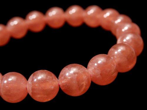 [Video] [One of a kind] Argentina Rhodochrosite AAA ++ Round 9.5mm Bracelet NO.121