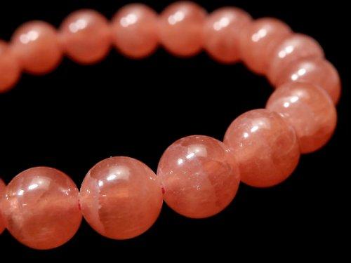 [Video] [One of a kind] Argentina Rhodochrosite AAA ++ Round 9.5mm Bracelet NO.122