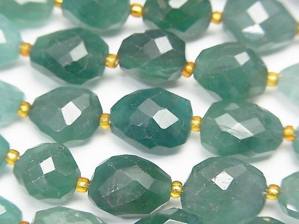 [Video] Grandidierite AAA Faceted Nugget 1strand beads (aprx.7inch/19cm)