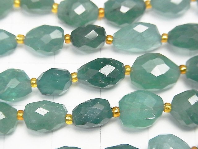 [Video] Grandidierite AAA Faceted Nugget 1strand beads (aprx.7inch/19cm)