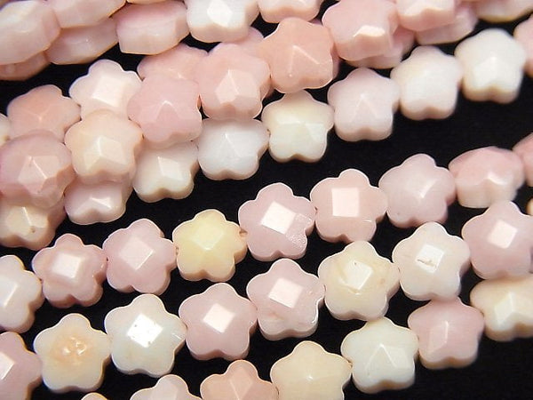 [Video]Queen Conch Shell AAA Flower(Faceted )6x6x3mm 1/4 or 1strand beads (aprx.15inch/37cm)