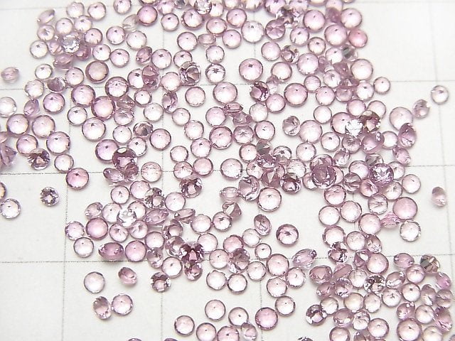 [Video]High Quality Malaya Garnet AAA Loose stone Round Faceted 2x2mm 10pcs