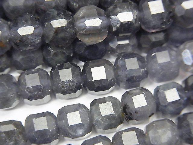 High Quality!  Iolite AA Cube Shape 6x6x6mm half or 1strand beads (aprx.15inch/37cm)