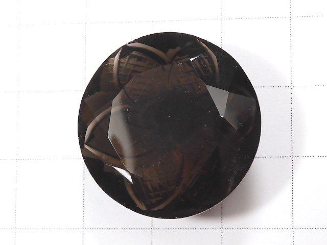 [Video] [One of a kind] High Quality Smoky Quartz AAA Carved Faceted 1pc NO.26